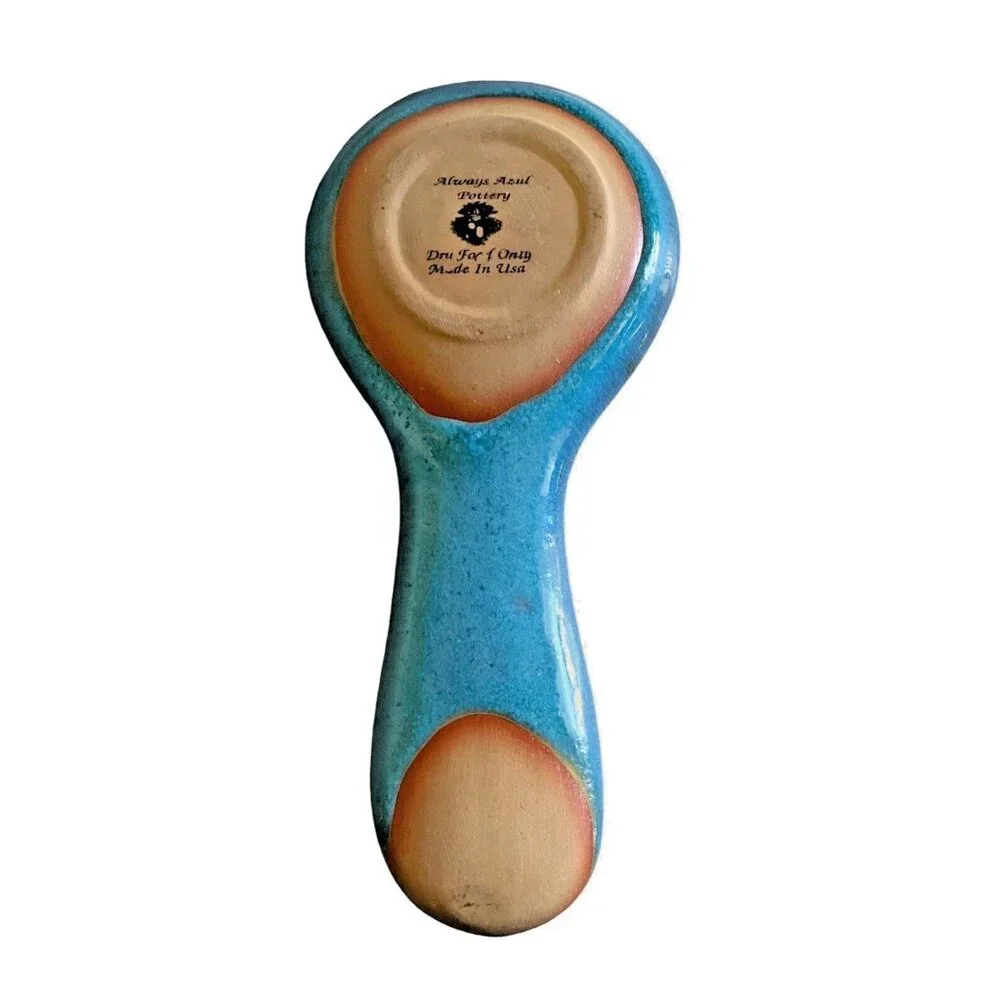 Always Azul Pottery - Handmade spoon rest